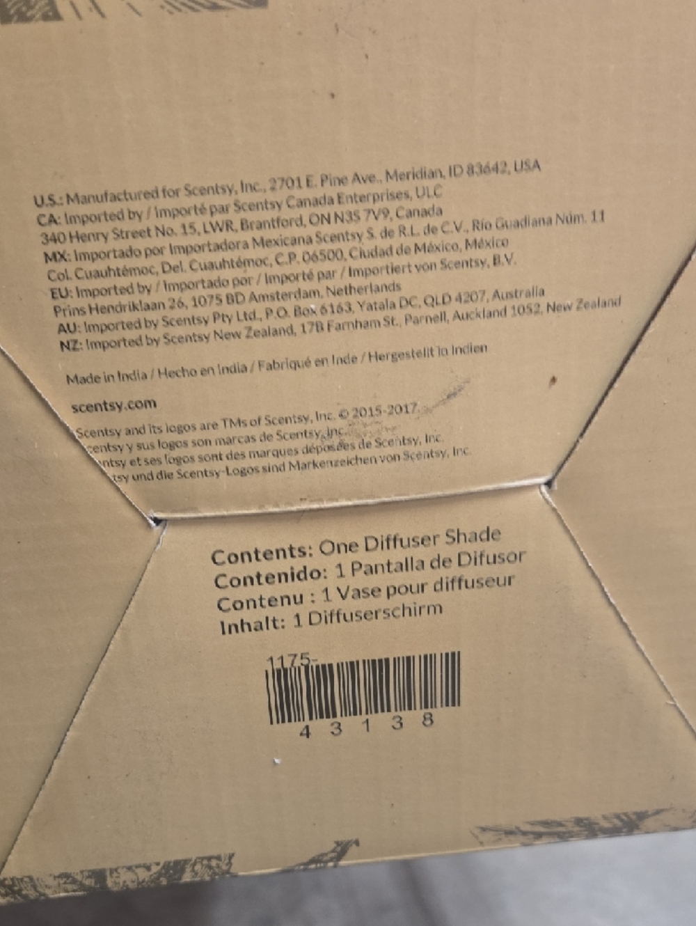 Scentsy Avid Difuser Shade essetian Oil - Picture 5 of 5